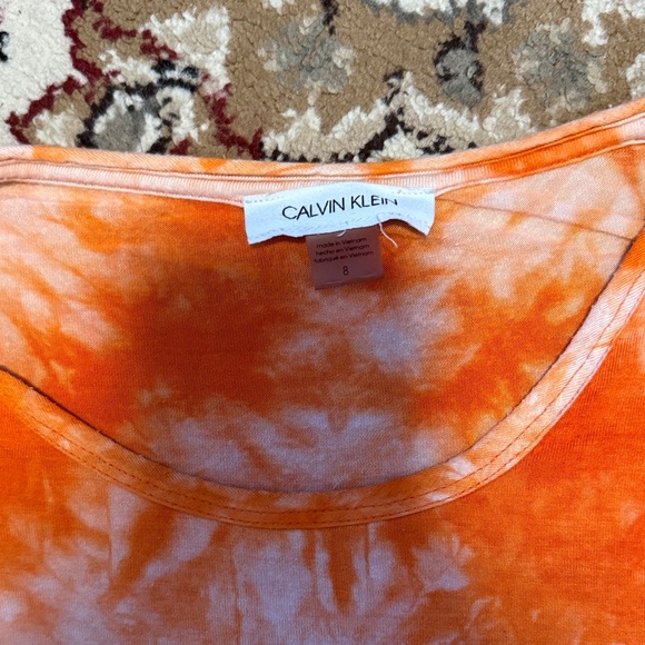 Calvin Klein Collection Vibrant Orange Dress - Picture 2 of 4